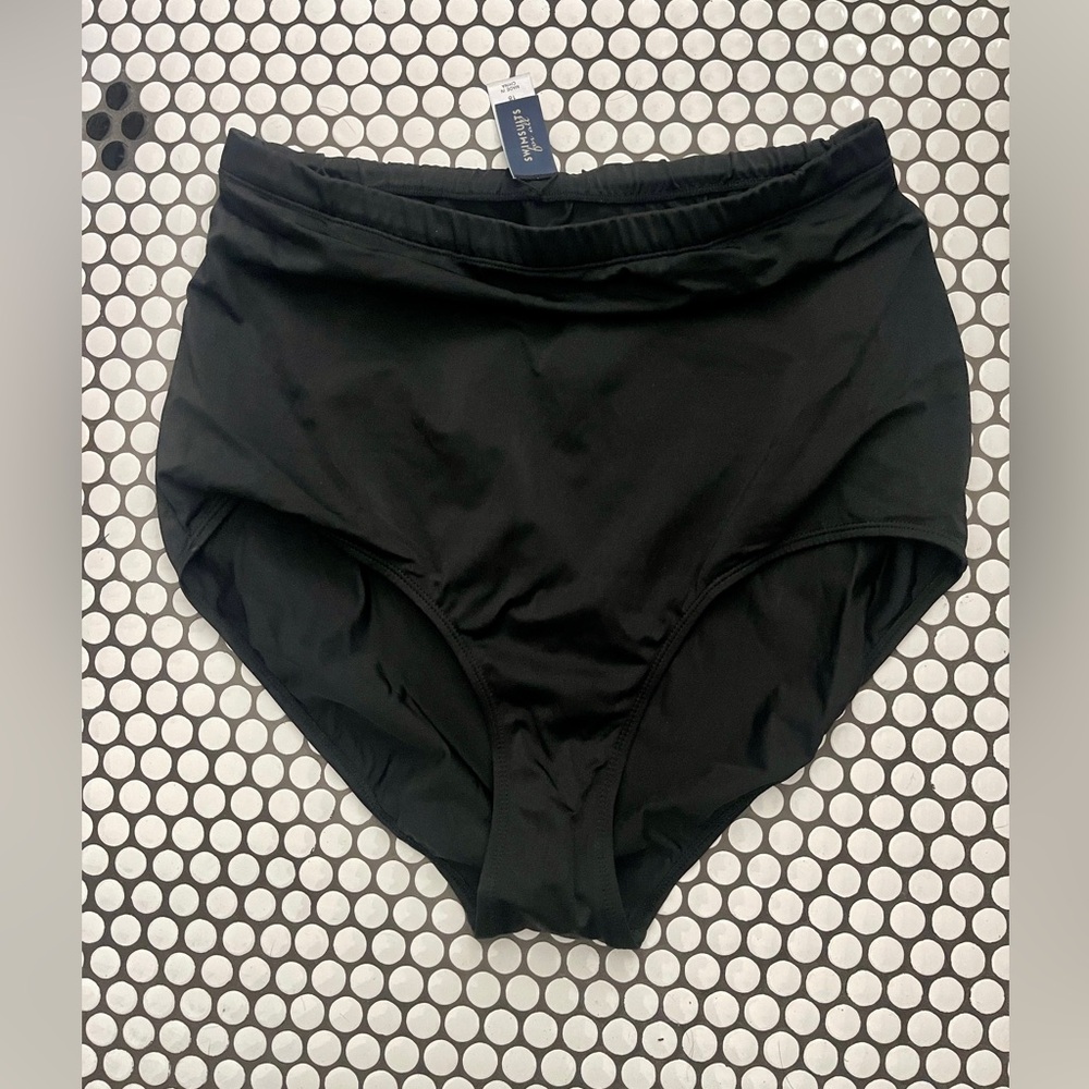 High Waisted Swim Brief Size 18